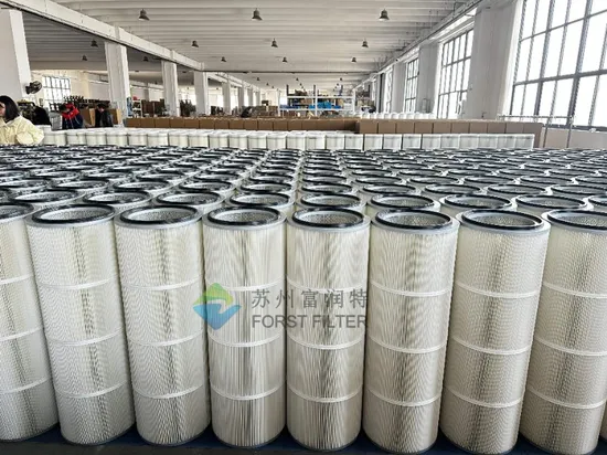 Forst 고품질 아연 도금 금속 산업용 분말 필터 카트리지 요소